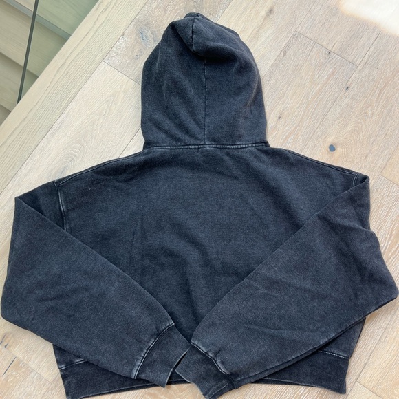 COPY - PLAYBOY Gray Cropped Hoodie Sweatshirt size XL and Black hoodie size XL - Picture 5 of 5